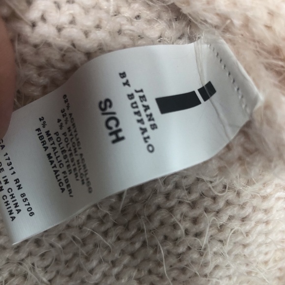 NWT I Jeans by Buffalo Sweater Blush Pink size Small - Picture 6 of 7